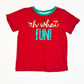 Sequined Christmas tee - Size 2