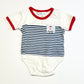 Striped ribbed bodysuit - Size 00