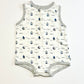 Sailboats ribbed bodysuit - Size 00