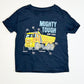 Navy dump truck tee - Size 2
