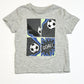 Grey soccer tee - Size 2