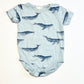 Blue whales bodysuit - Size 00