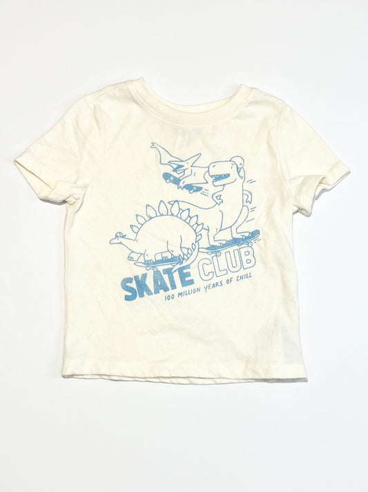 Ribbed skate club tee - Size 2