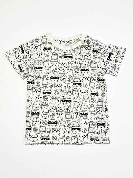 Animals tee - Size 2