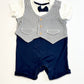 Jersey tux romper - Size 00