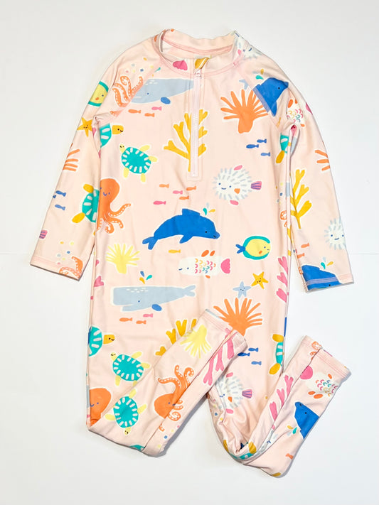 Sea creatures swimsuit - Size 2-3