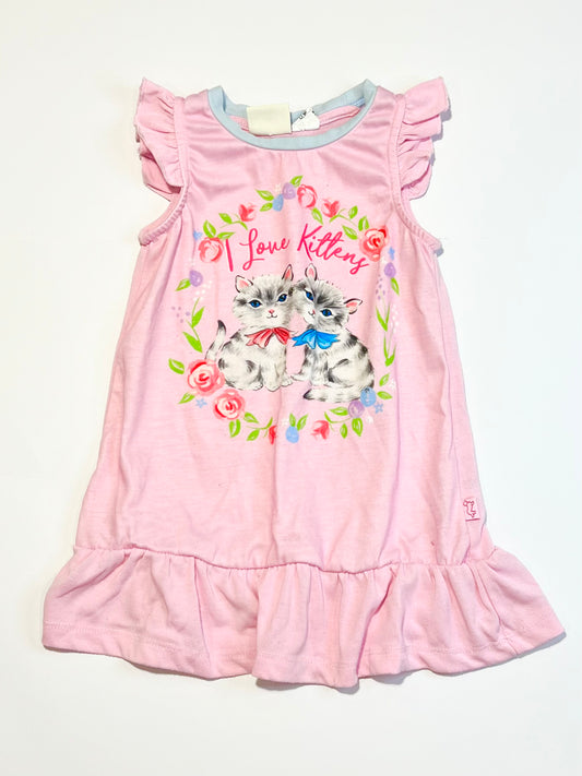 I love kittens nightie - Size 2