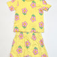 Yellow flower pyjamas - Size 2