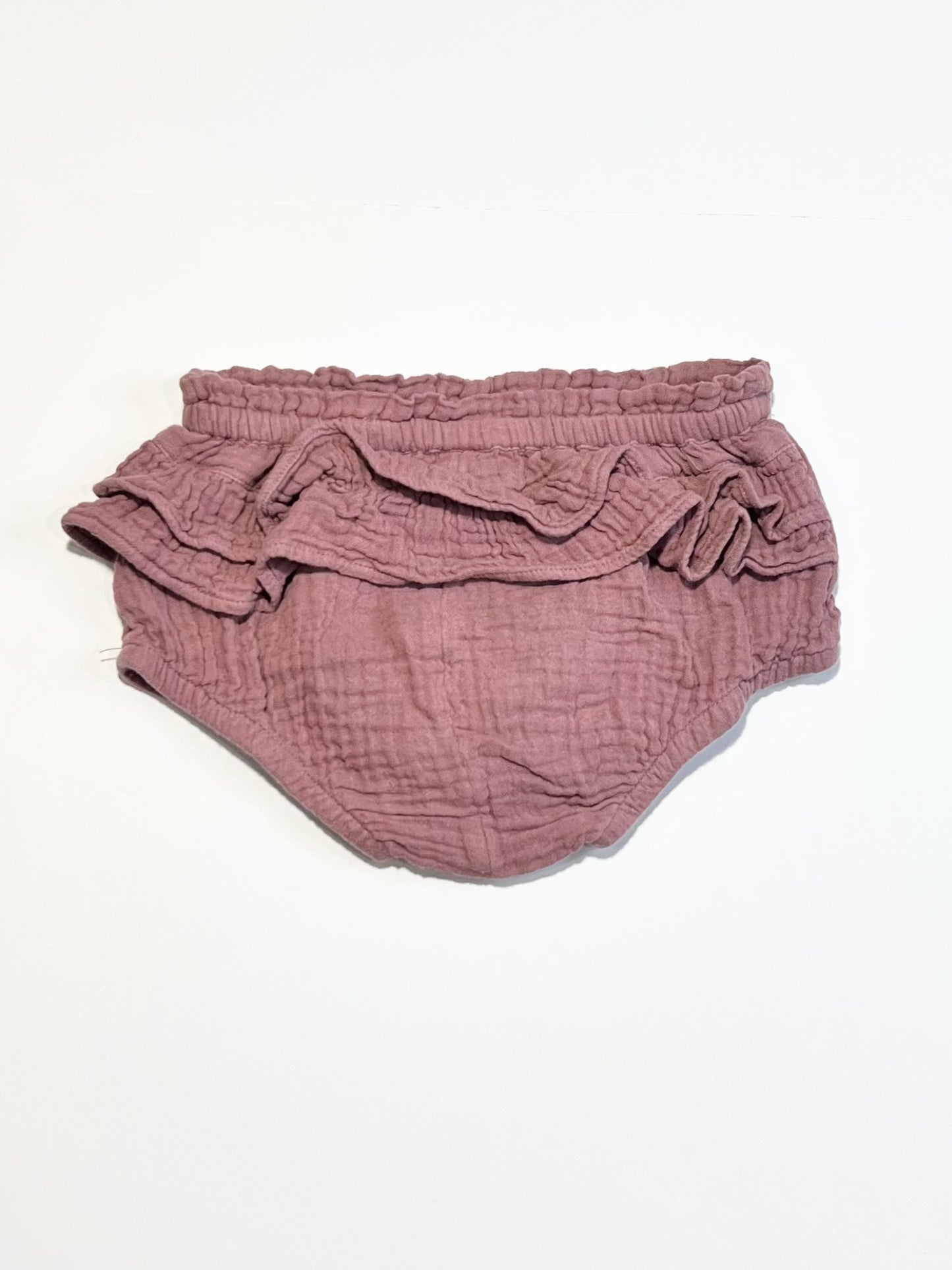 Muslin ruffle bloomers - Size 2