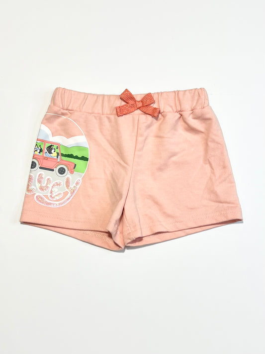 Sequined sweat shorts - Size 2