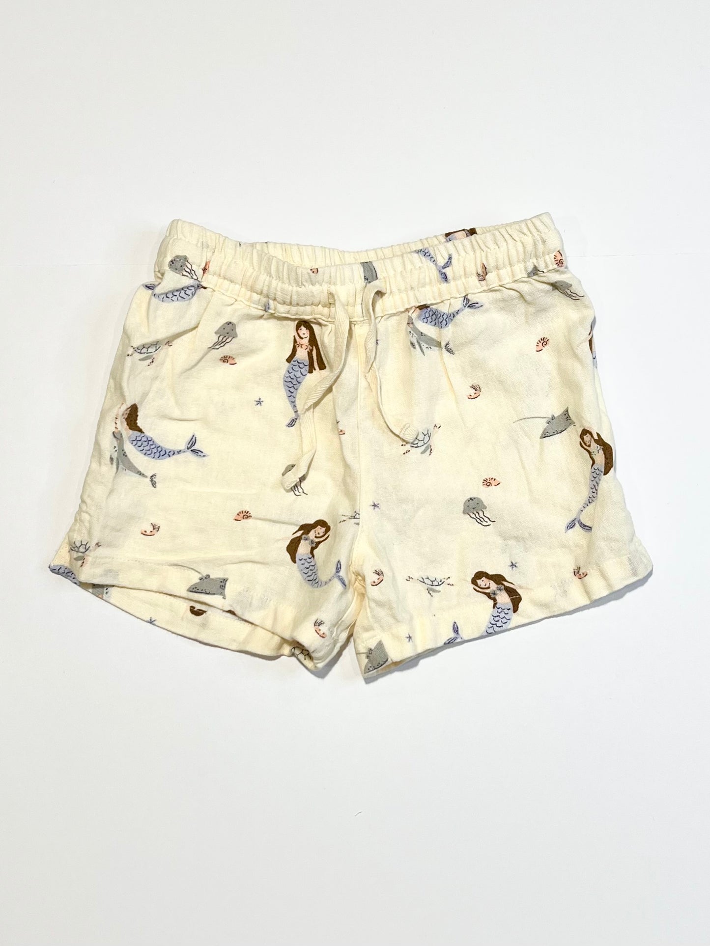 Woven mermaid shorts - Size 2