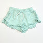 Green ruffle shorts - Size 2-3