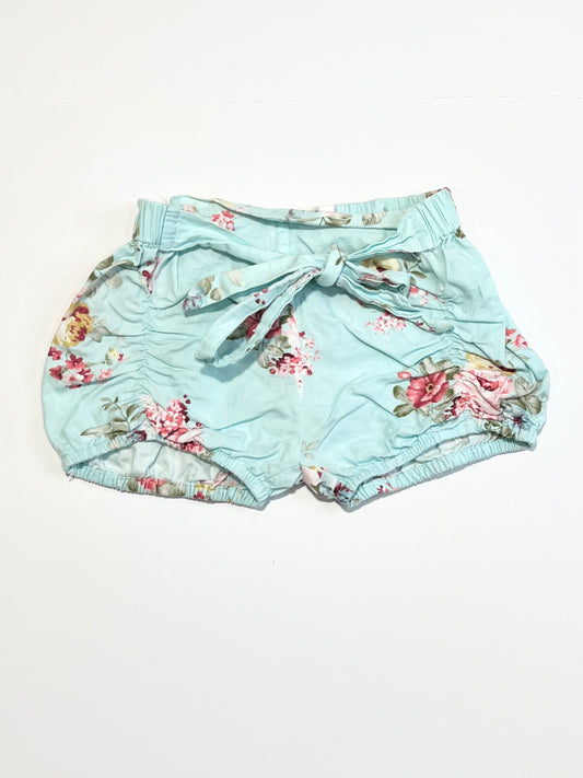 Cotton floral shorts - Size 2
