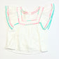 Cotton embroidered top - Size 2