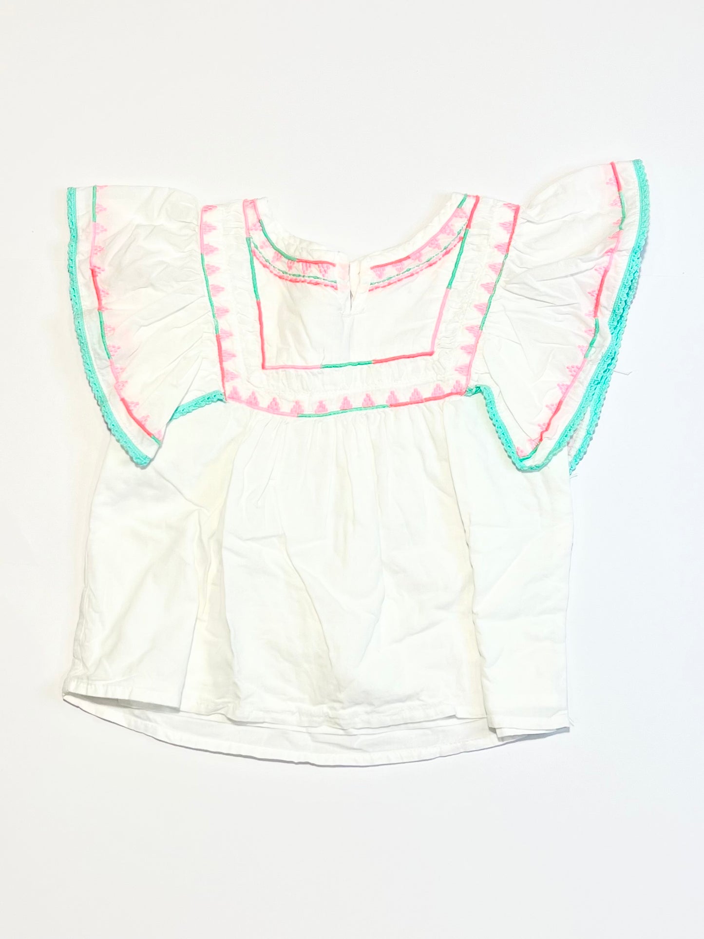 Cotton embroidered top - Size 2