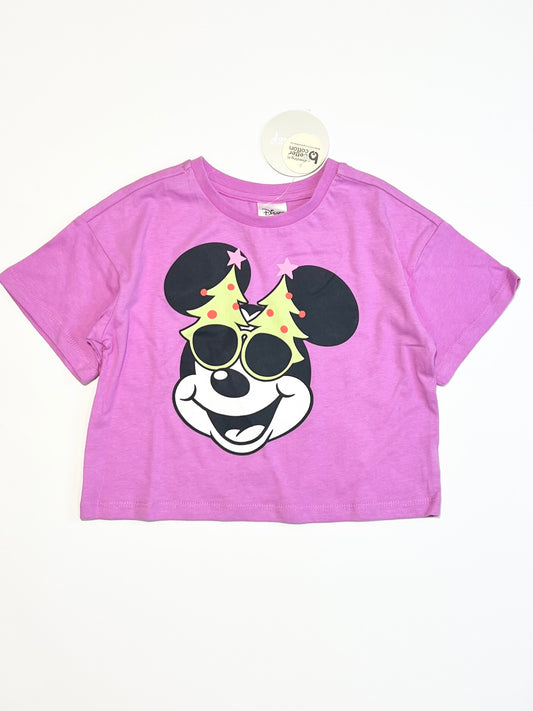 Mickey Christmas tee brand new - Size 2