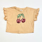 Sequined cherry tee - Size 2