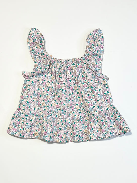 Floral cotton top - Size 2