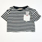 Striped puppy tee - Size 2