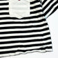 Striped puppy tee - Size 2