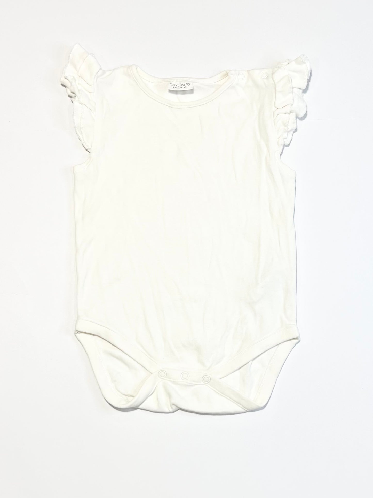 White ruffle bodysuit - Size 2