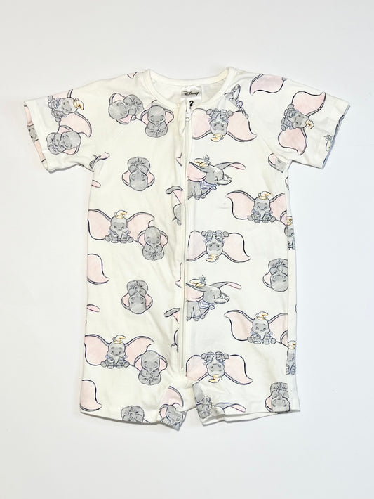 Dumbo zip romper - Size 2