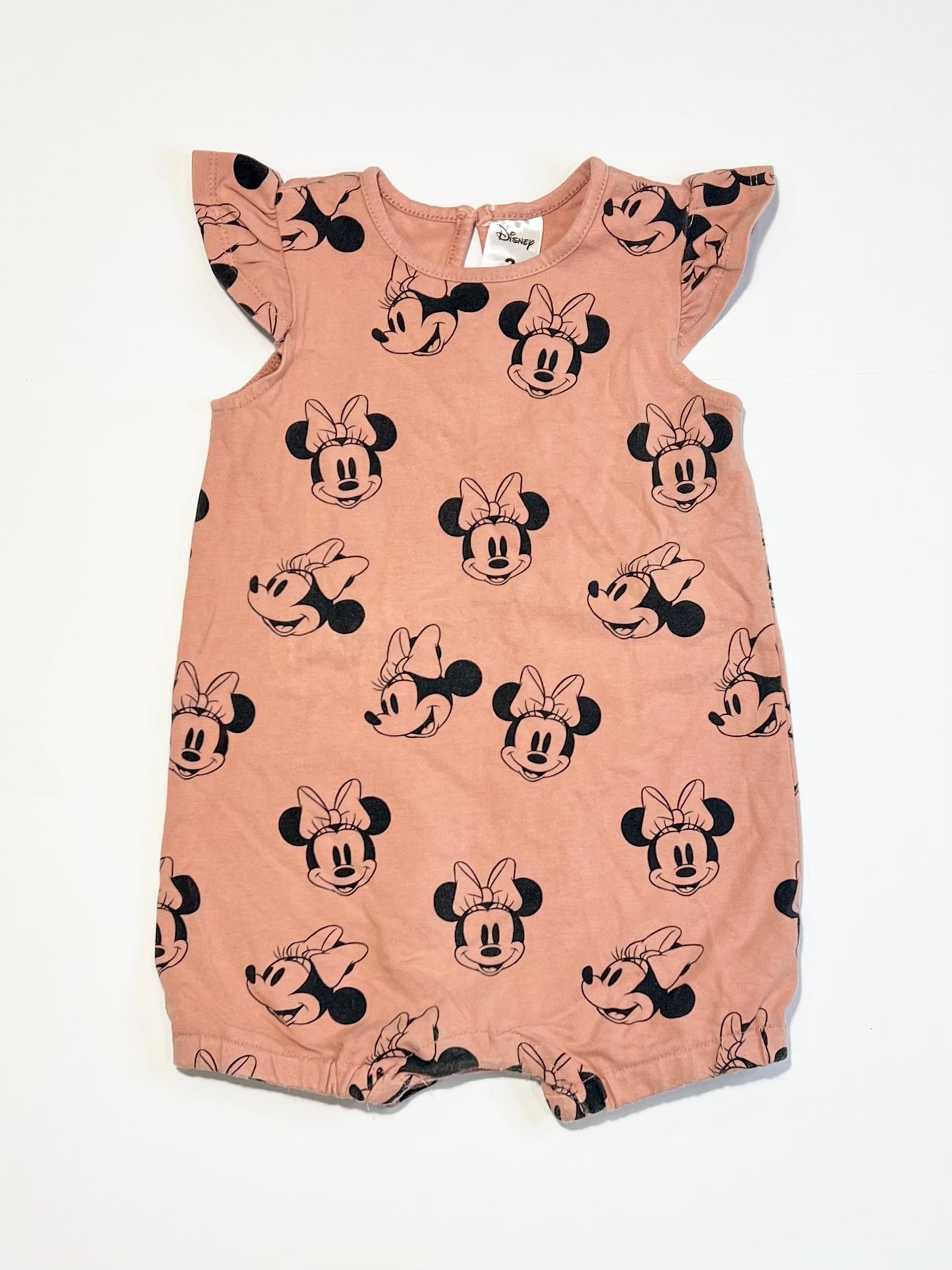 Minnie Mouse romper - Size 2