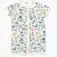 Ribbed animals romper - Size 2
