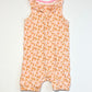 Floral leafy romper - Size 2