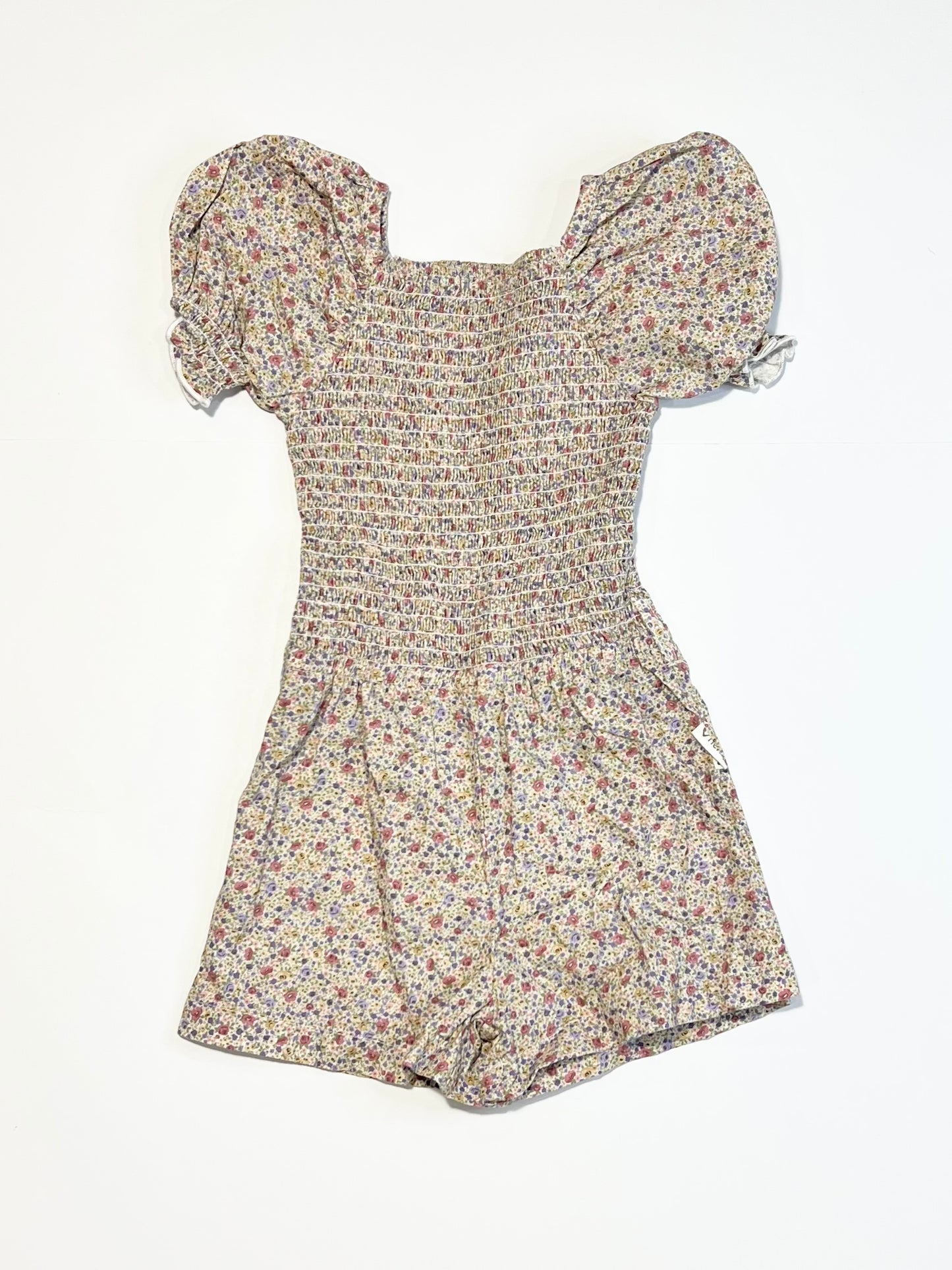 Floral rouched playsuit - Size 2