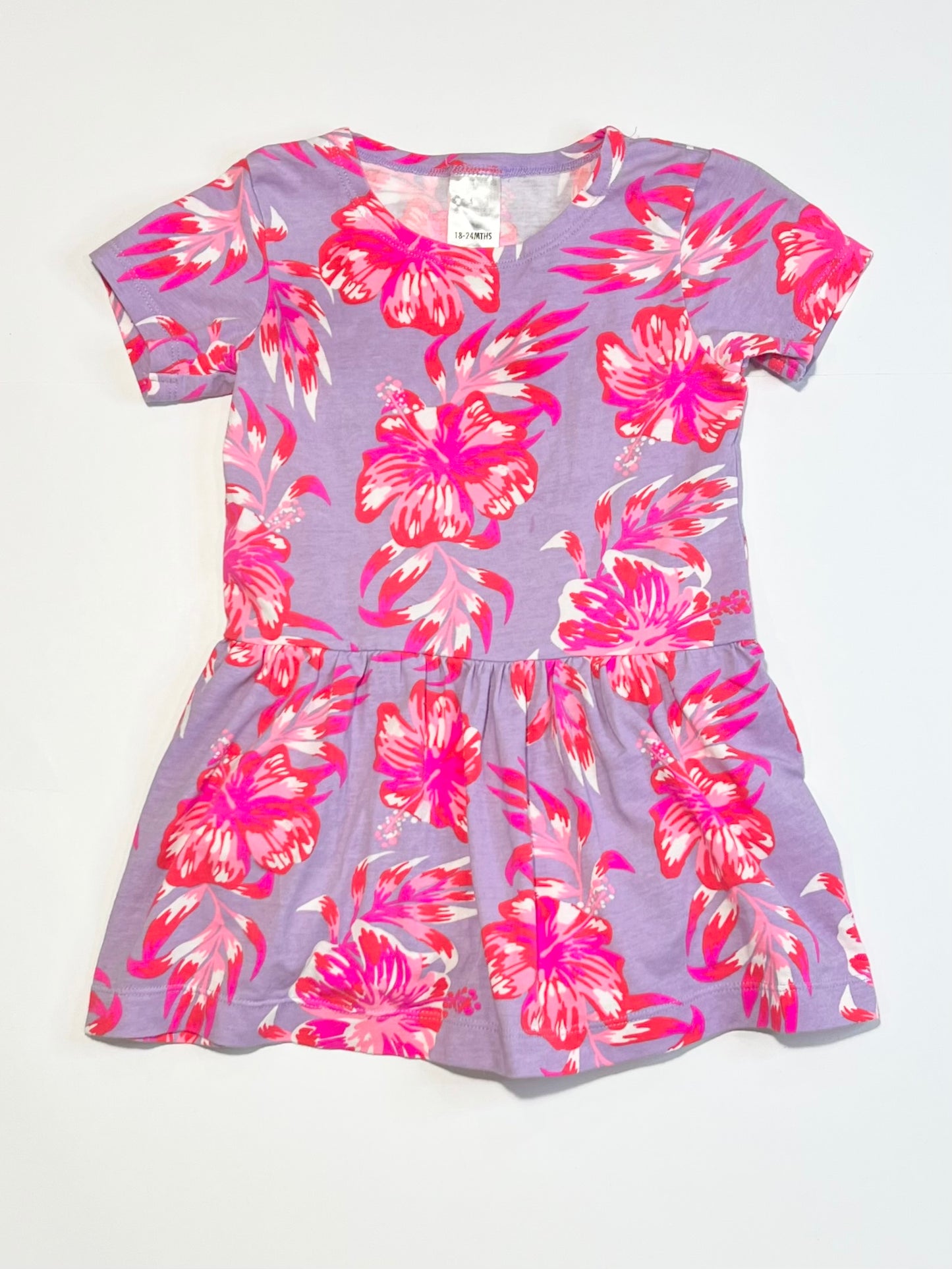 Floral bodysuit dress - Size 2