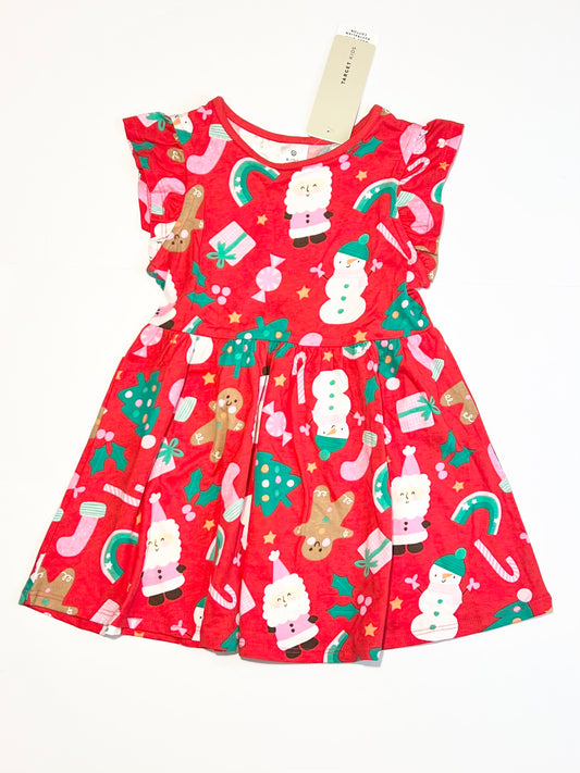 Jersey Christmas dress brand new - Size 2