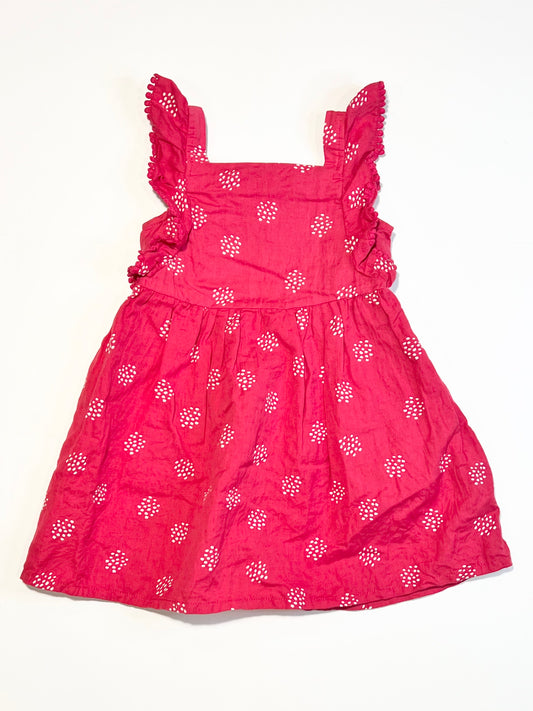 Woven spotty dress - Size 2