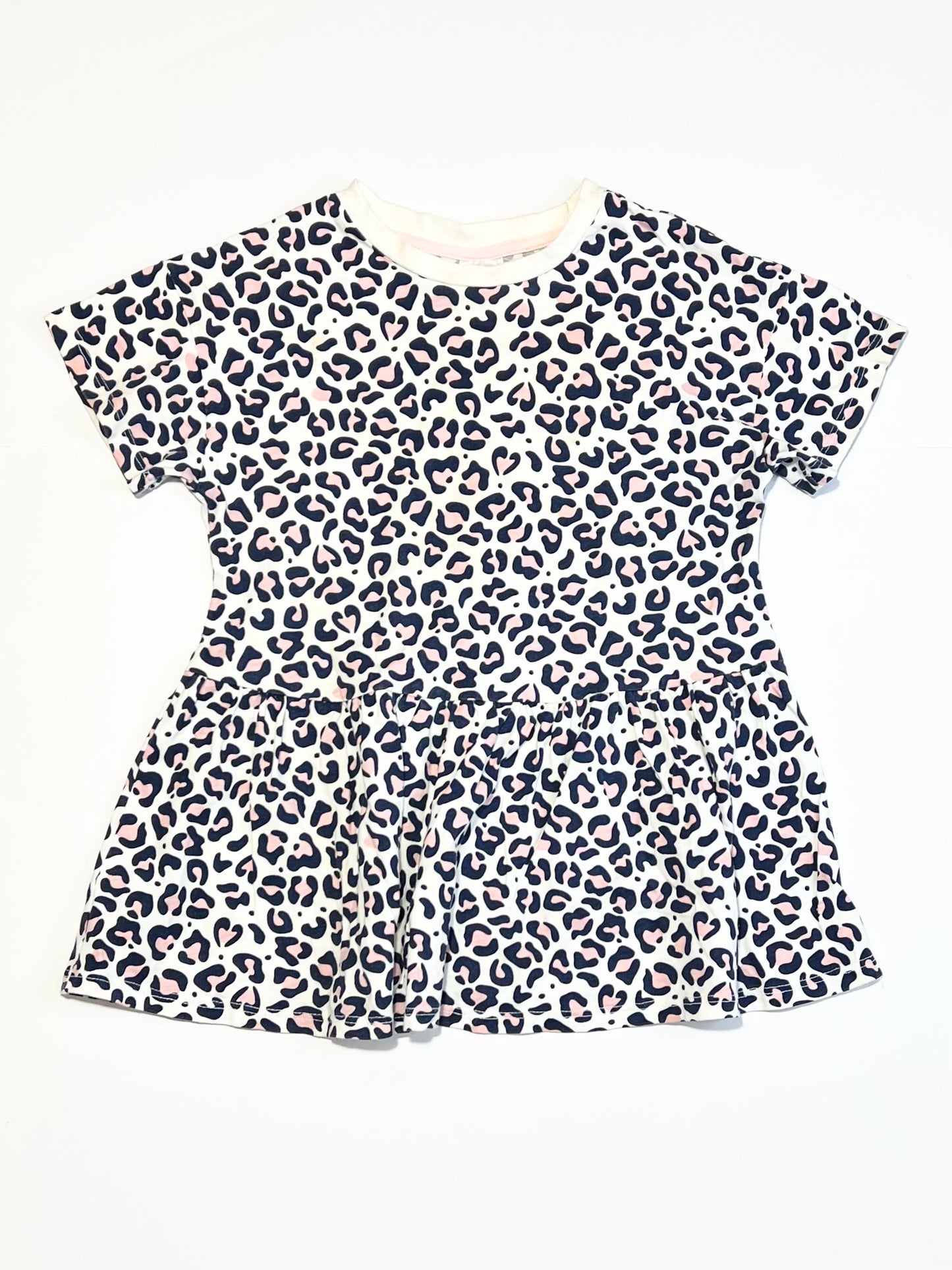 Jersey animal print dress - Size 2
