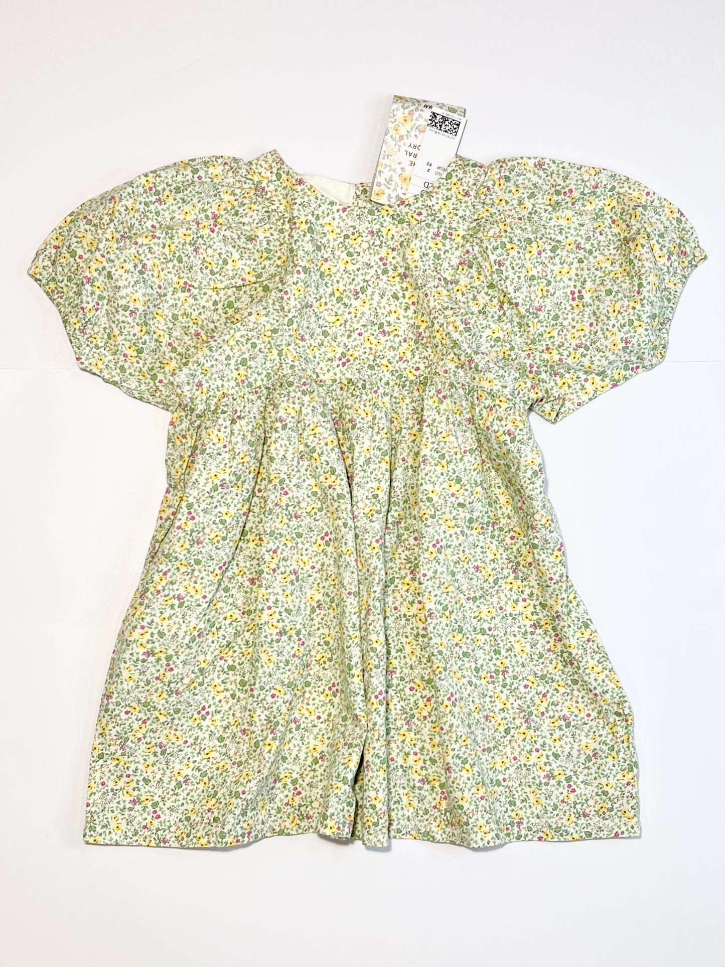 Puffed sleeve dress brand new - Size 2