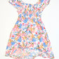 Leafy viscose dress - Size 2