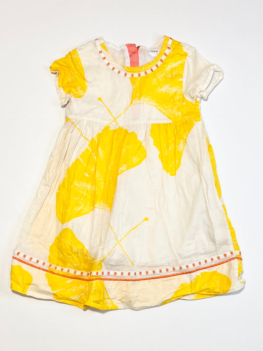 Cotton flower dress - Size 2