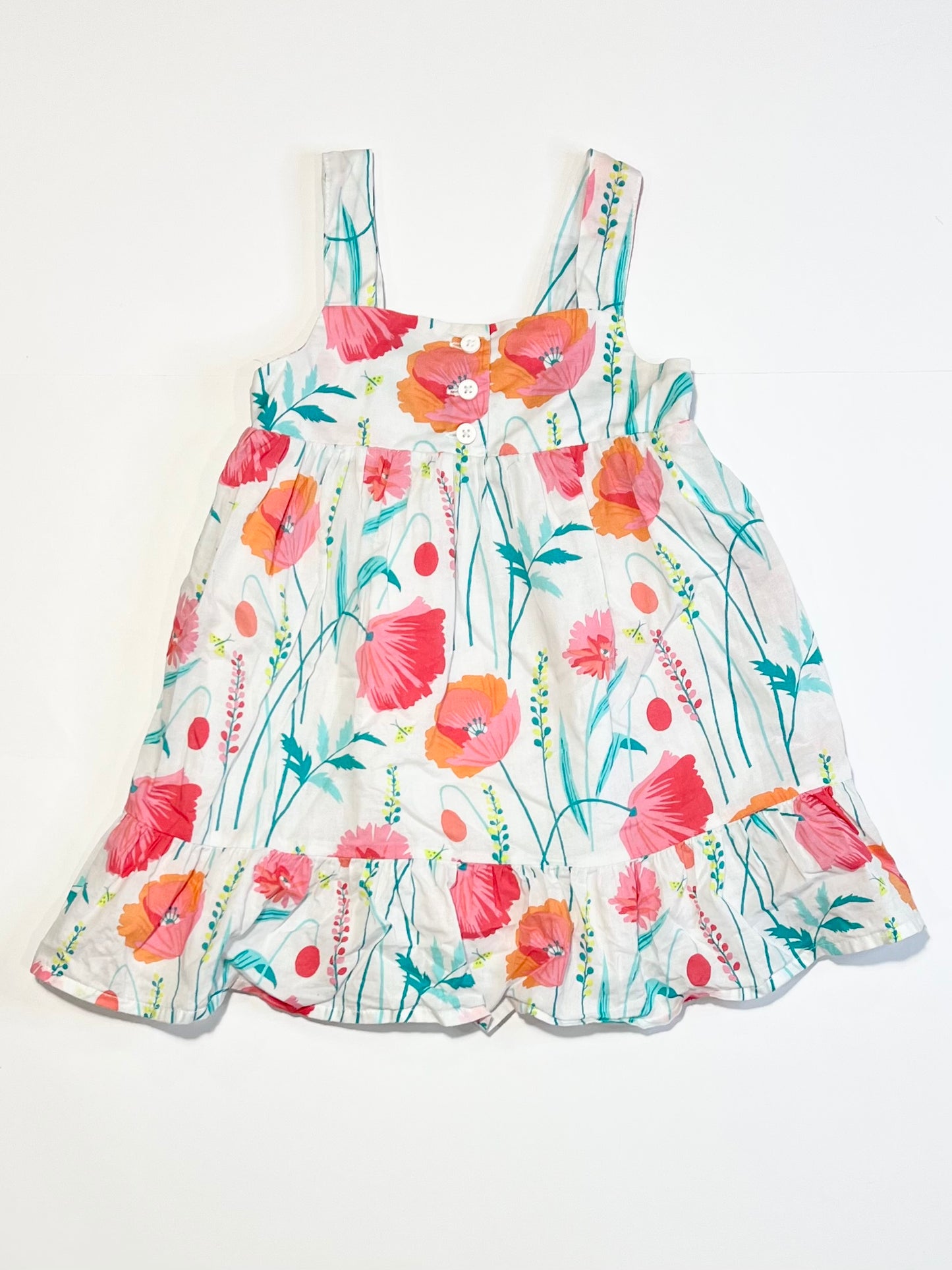 Floral cotton dress - Size 2
