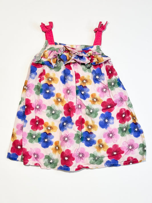 Woven floral dress - Size 2