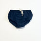 Navy muslin nappy cover - Size 00