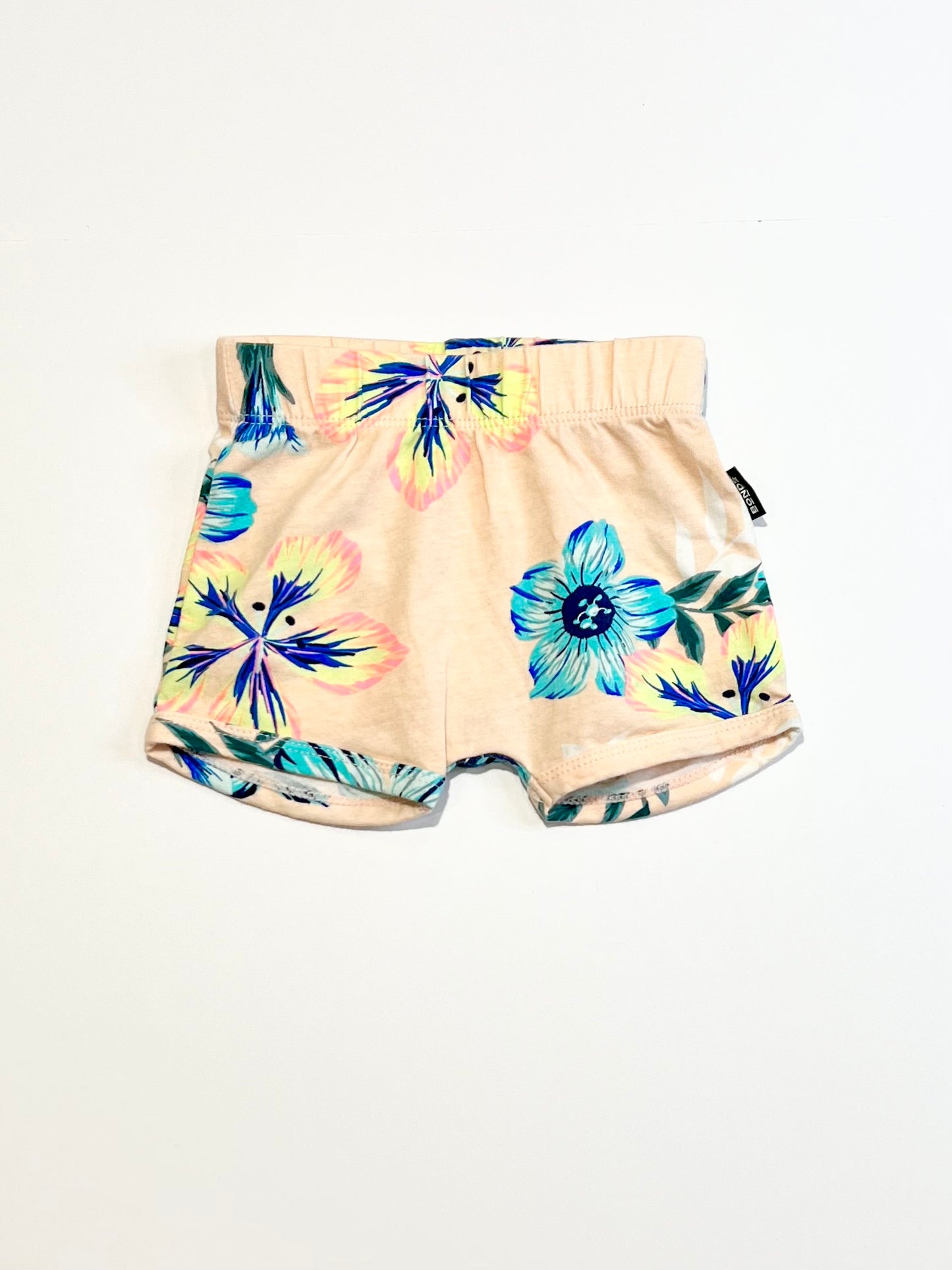 Floral jersey shorts - Size 00