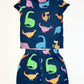 Navy dino pyjamas - Size 1