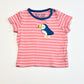 Striped puffin tee - Size 00