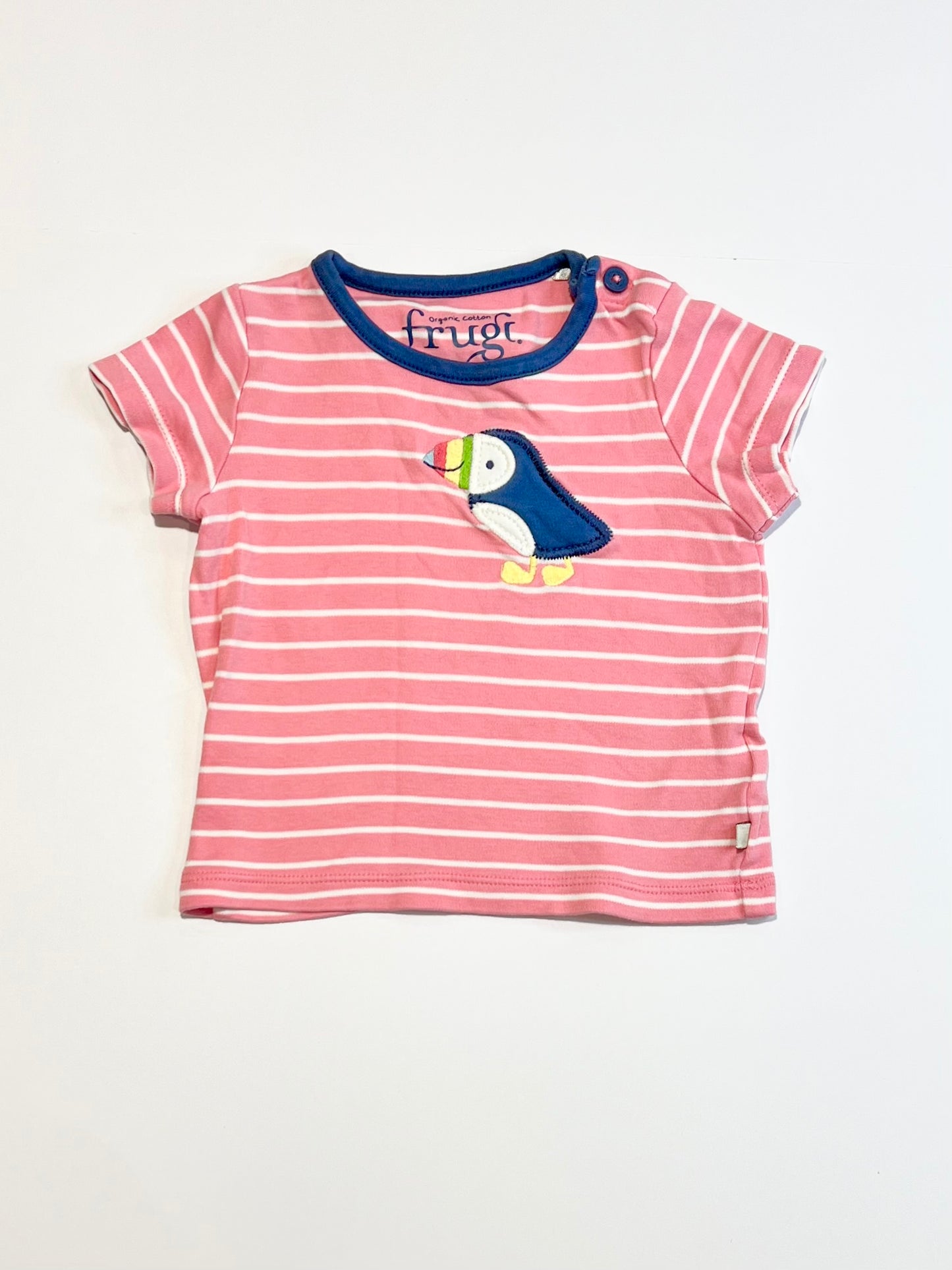 Striped puffin tee - Size 00