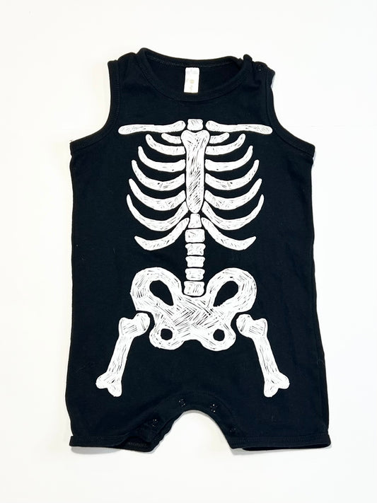 Skeleton romper - Size 1