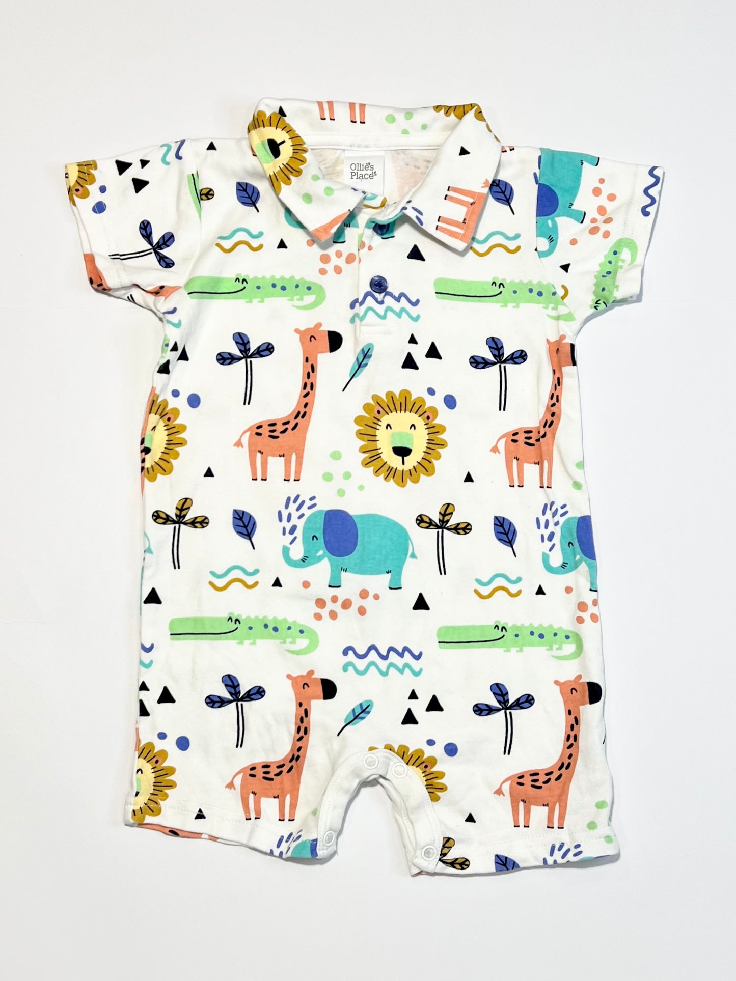 Animals romper - Size 1