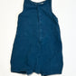 Blue muslin romper - Size 1