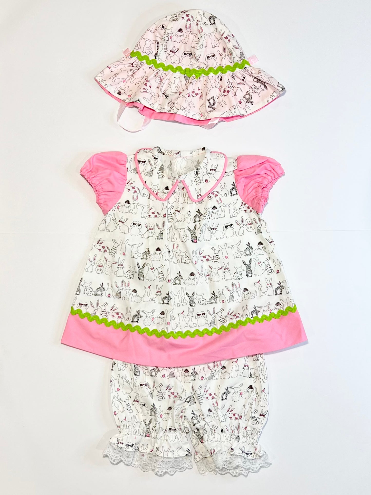 Pink bunny set - Size 00