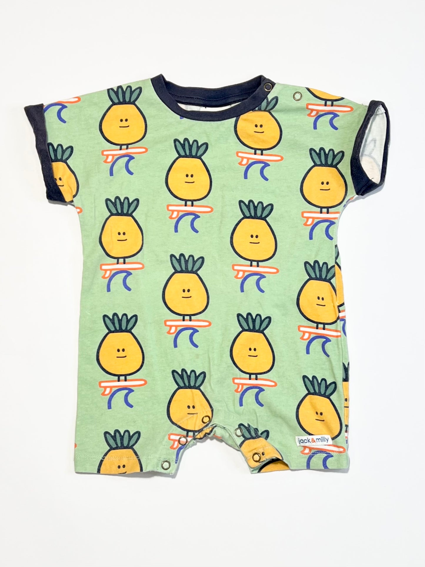 Surfing pineapples romper - Size 1