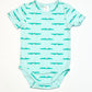 Green crocs bodysuit - Size 1